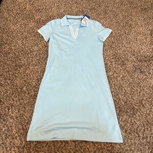 Light Blue Polo Dress